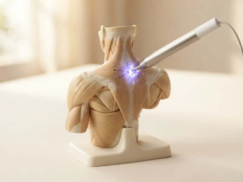 Ilustración de punzoelectroestimulación